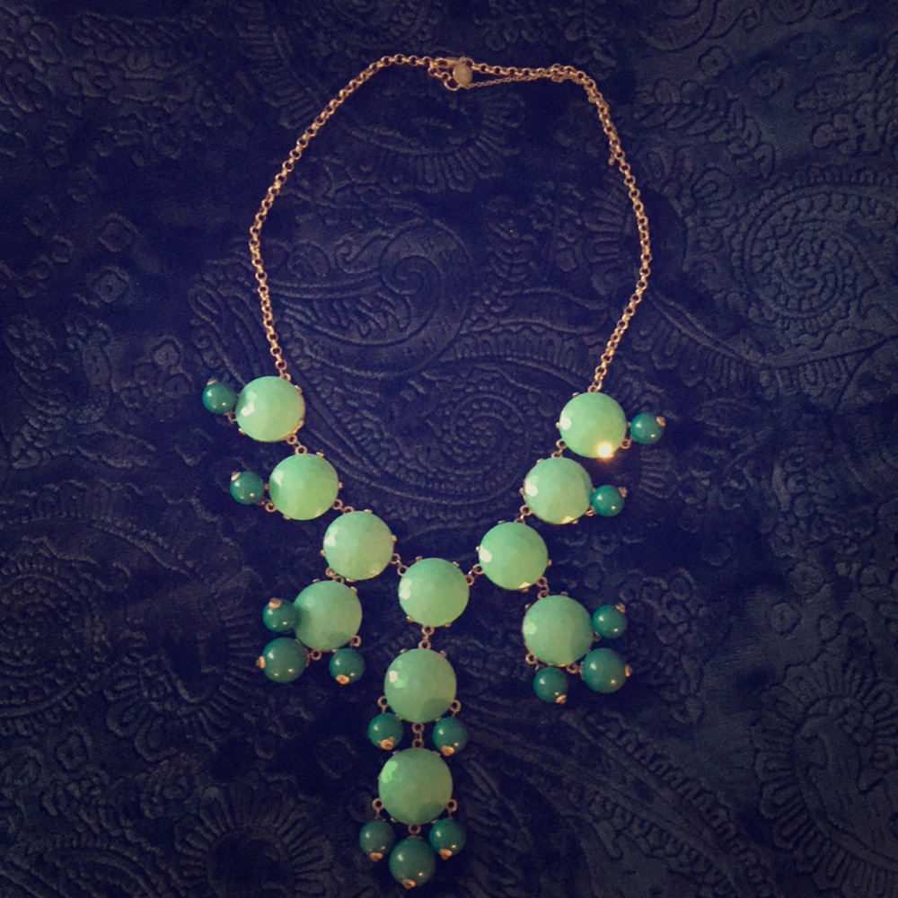 J.Crew Turquoise Bubble Necklace